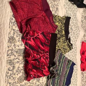 Nike pro workout shorts.  Worn maybe 2-3 times each.  Gentle wear.